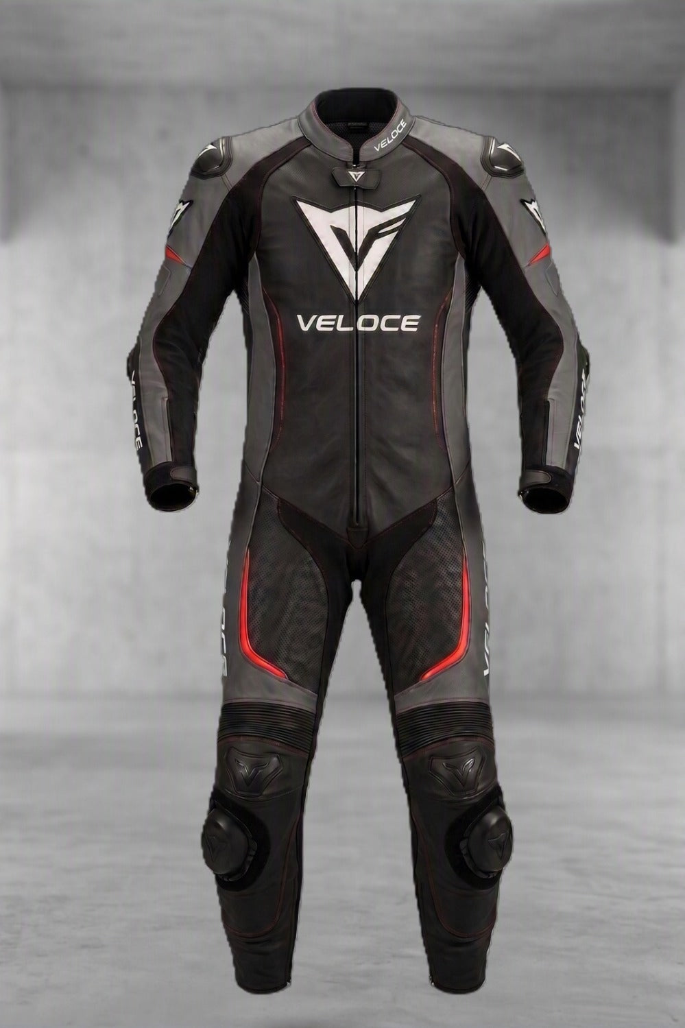 Veloce Ombra – 1-Piece Leather Motorcycle Race Suit